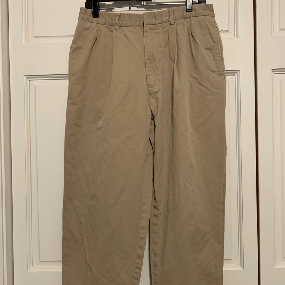 Polo Ralph Lauren Pleated and Cuffed Khaki Pants